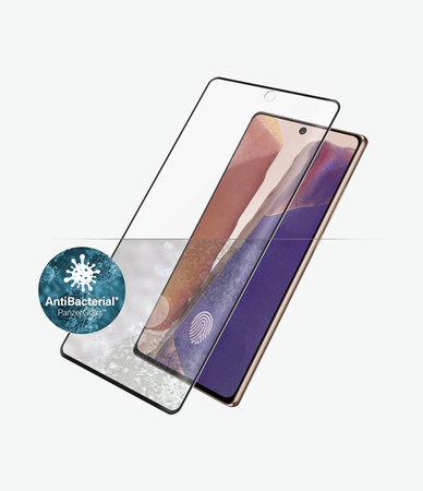 PanzerGlass - Tempered Glass Case Friendly za Samsung Galaxy Note 20, prstni odtis, črna