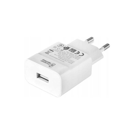 Huawei - 10W USB polnilni adapter, bel - 02221186, 02220667, 02220781