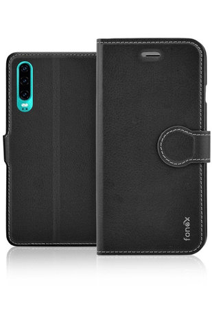Fonex - Ovitek Book Identity za Huawei P30 Lite in P30 Lite 2020, črn