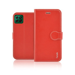 Fonex - Ovitek Book Identity za Huawei P40 Lite, rdeča