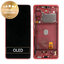 Samsung Galaxy S20 FE G780F - LCD zaslon + steklo na dotik + okvir (Cloud Red) - GH82-24219E, GH82-31328E, GH82-31329E, GH82-24220E Genuine Service Pack