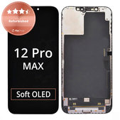 Zaslon za iPhone 12 Pro Max, Steklo na dotik z okvirjem, Refurbished