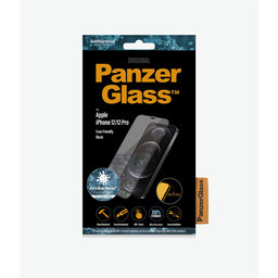 PanzerGlass - Kaljeno Steklo Case Friendly AB za iPhone 12 in 12 Pro, črn