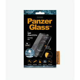 PanzerGlass - Kaljeno Steklo Case Friendly CamSlider AB za iPhone 12 in 12 Pro, črn