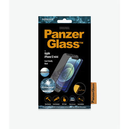 PanzerGlass - Kaljeno Steklo Case Friendly AntiGlare za iPhone 12 mini, črn