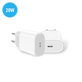 USB-C polnilni adapter, 20W, združljiv z Apple