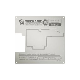 Mechanic iTin 25 - jeklena predloga matične plošče za iPhone X
