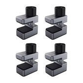 QianLi iClamp - aluminijasta objemka z gumijastim polnilom - razpon 11mm (4 kosi)
