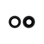 Apple iPhone 12, 12 Mini - Steklo zadnje kamere z okvirjem (Black) - 2 kosa