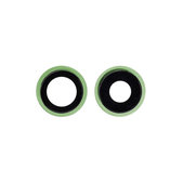 Apple iPhone 12, 12 Mini - Steklo zadnje kamere z okvirjem (Green) - 2 kosa