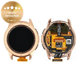 Samsung Galaxy Watch 42mm R810 - LCD zaslon + steklo na dotik + okvir (Rose Gold) - GH97-22290B Genuine Service Pack