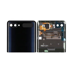 Samsung Galaxy Z Flip F700N - Pokrov baterije (zgoraj) (Mirror Black) - GH96-13380A Genuine Service Pack