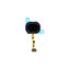Samsung Galaxy M21 M215F - Senzor prstnih odtisov + Flex kabel (Raven Black) - GH96-13467A Genuine Service Pack