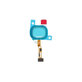 Samsung Galaxy M21 M215F - Senzor prstnih odtisov + Flex kabel (Green) - GH96-13467B Genuine Service Pack