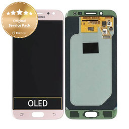 Samsung Galaxy J5 J530F (2017) - LCD zaslon + steklo na dotik (Pink) - GH97-20738D, GH97-20880D Genuine Service Pack