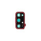 Samsung Galaxy S20 FE G780F - Stekleni okvir zadnje kamere (Cloud Red) - GH98-46057E Genuine Service Pack