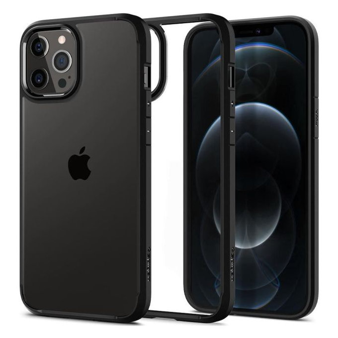 Spigen - Ultra Hybrid ovitek za iPhone 12 Pro Max, črn