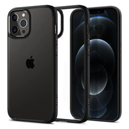 Spigen - Ovitek Ultra Hybrid za iPhone 12 a 12 Pro, črna