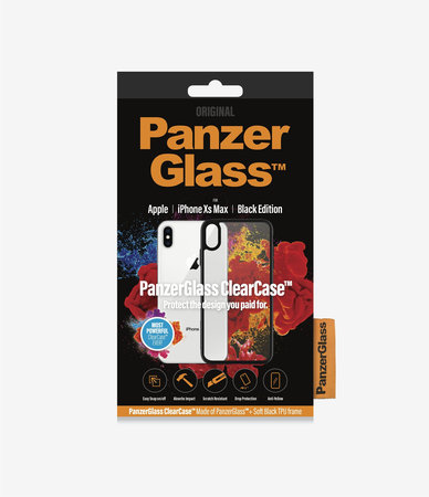 PanzerGlass - Ovitek ClearCase za iPhone XS Max, črn