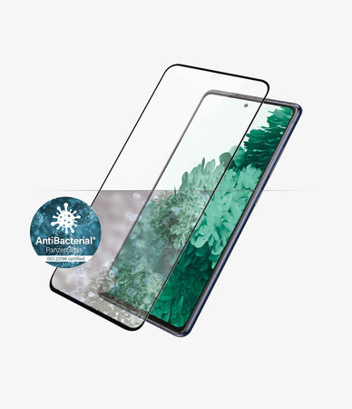PanzerGlass - Kaljeno Steklo Case Friendly AB za Samsung Galaxy S21, Fingerprint komp., črn