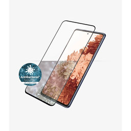 PanzerGlass - Kaljeno Steklo Case Friendly AB za Samsung Galaxy S21+, Fingerprint komp., črn