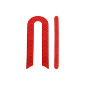 Xiaomi Mi Electric Scooter 2 M365 - Odsevne Nalepke Celoten Set (Rdeča)