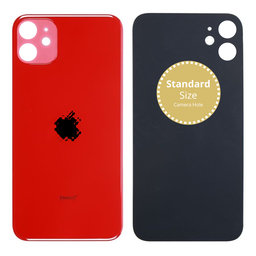 Apple iPhone 11 - Steklo zadnjega ohišja (Red)