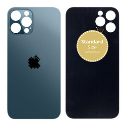 Apple iPhone 12 Pro Max - Steklo zadnjega ohišja (Blue)
