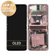 Samsung Galaxy Z Flip 5G F707B - LCD zaslon + steklo na dotik + okvir (Mystic Bronze) - GH82-23351B Genuine Service Pack