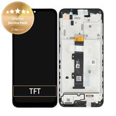 Motorola Moto G30 XT2129 - LCD zaslon + steklo na dotik + okvir (Phantom Black) - 5D68C18187 Genuine Service Pack