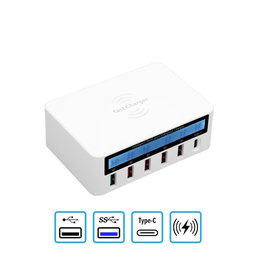WLX-818F Servisna polnilna postaja z USB 3.0 in USB-C