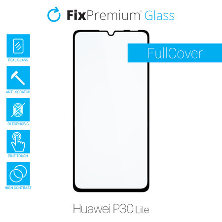 FixPremium FullCover Glass - Kaljeno Steklo za Huawei P30 Lite