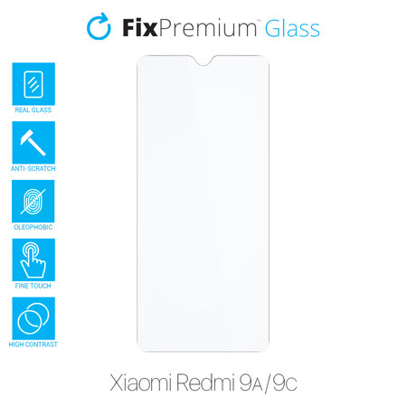 FixPremium Glass - Kaljeno Steklo za Xiaomi Redmi 9A in 9C