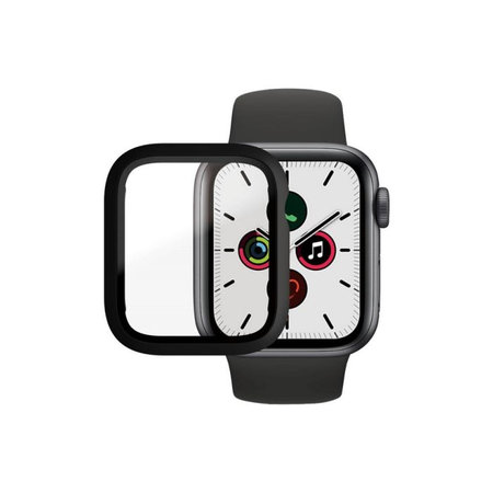 PanzerGlass - Kaljeno Steklo Full Body AB za Apple Watch 4, 5, 6, SE (1st gen) in SE (2nd gen) 40mm, črn