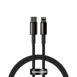 Baseus - Lightning / USB-C Kabel (1m), črna
