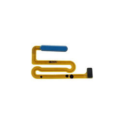 Samsung Galaxy M12 M127F - Senzor prstnih odtisov + Flex kabel (Blue) - GH96-14188C Genuine Service Pack