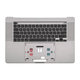 Apple MacBook Pro 16" A2141 (2019) - Zgornji okvir tipkovnice + tipkovnica US (Space Gray)