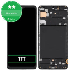 Samsung Galaxy A71 A715F - LCD zaslon + steklo na dotik + okvir TFT