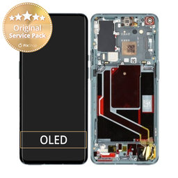 OnePlus 9 Pro - LCD zaslon + steklo na dotik + okvir (Pine Green) - 1001100045 Genuine Service Pack
