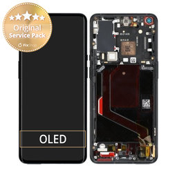OnePlus 9 Pro - LCD zaslon + steklo na dotik + okvir (Stellar Black) - 1001100044 Genuine Service Pack