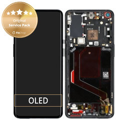 OnePlus 9 Pro - LCD zaslon + steklo na dotik + okvir (Stellar Black) - 1001100044 Genuine Service Pack