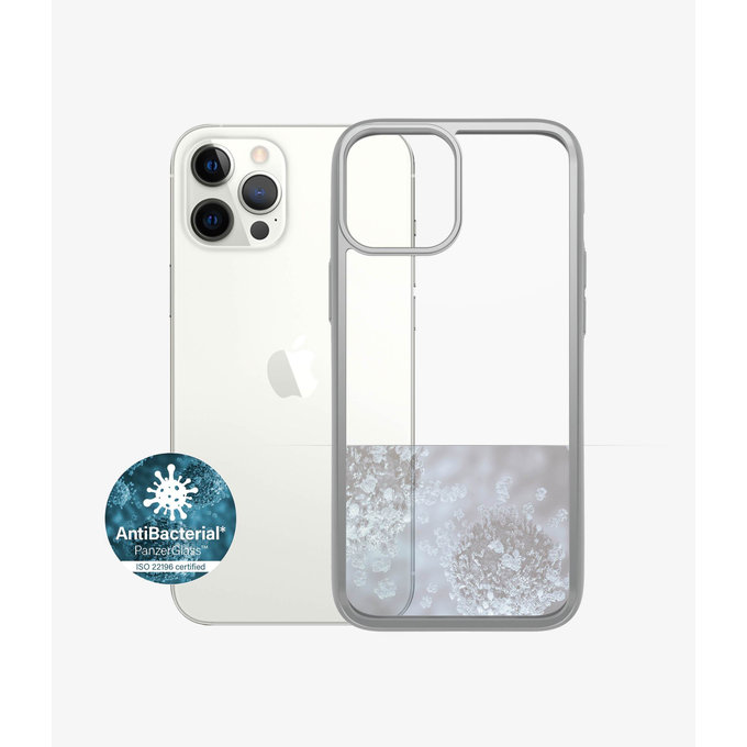 PanzerGlass - Ovitek ClearCase AB za iPhone 12 Pro Max, srebrn