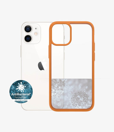PanzerGlass - Ovitek ClearCase AB za iPhone 12 mini, oranžen