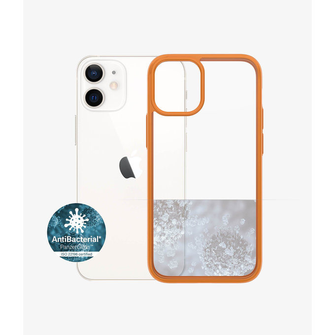 PanzerGlass - Ovitek ClearCase AB za iPhone 12 mini, oranžen