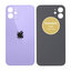 Apple iPhone 12 - Steklo zadnjega ohišja (Purple)