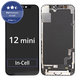 Zaslon In-Cell FHD za iPhone 12 Mini, Steklo na dotik z okvirjem, FixPremium