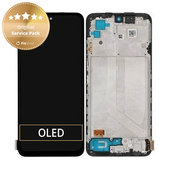 Xiaomi Redmi Note 10S - LCD zaslon + steklo na dotik + okvir (Onyx Gray) - 5600020K7B00, 560002K7BN00 Genuine Service Pack