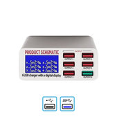 Product Schematic 896 - Servisna polnilna postaja USB z USB 3.0