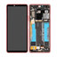 Sony Xperia 10 III - LCD zaslon + steklo na dotik + okvir (Pink) - A5034095A Genuine Service Pack