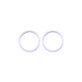 Apple iPhone 11, 12, 12 Mini - Stekleni okvir zadnje kamere (Purple) - 2 kosa